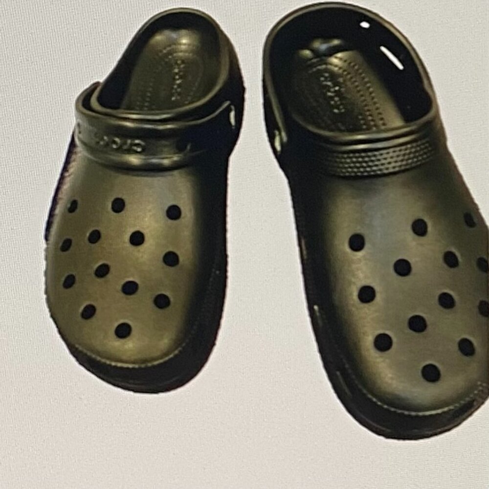 Crocs Classc Bae Platform Clog Black 8. Nwot - image 2